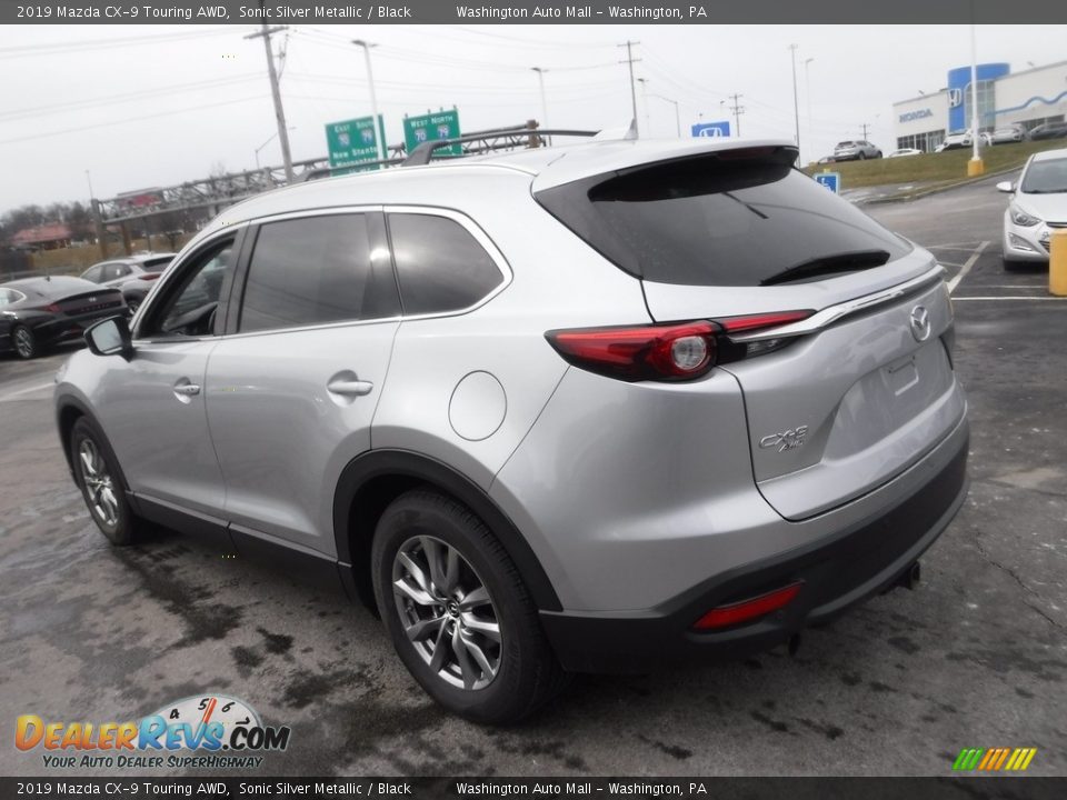 2019 Mazda CX-9 Touring AWD Sonic Silver Metallic / Black Photo #9