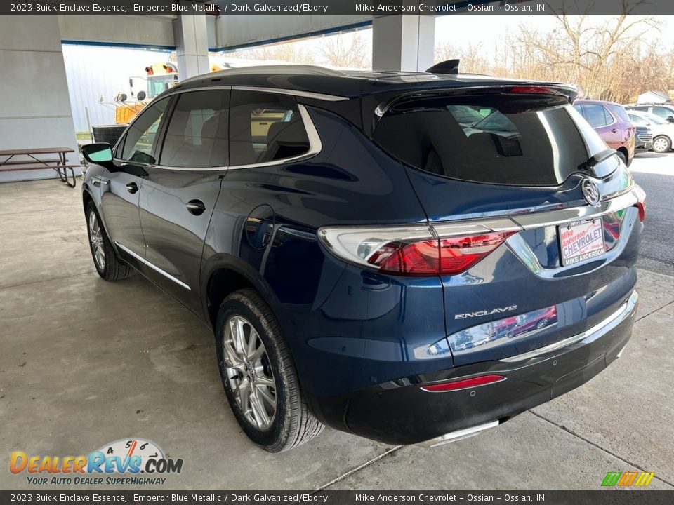 2023 Buick Enclave Essence Emperor Blue Metallic / Dark Galvanized/Ebony Photo #10