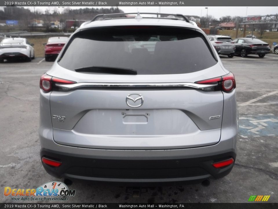 2019 Mazda CX-9 Touring AWD Sonic Silver Metallic / Black Photo #11
