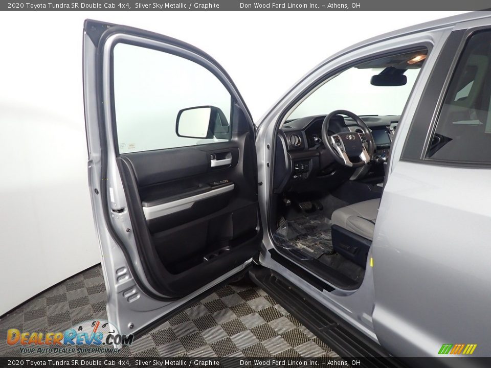 2020 Toyota Tundra SR Double Cab 4x4 Silver Sky Metallic / Graphite Photo #17