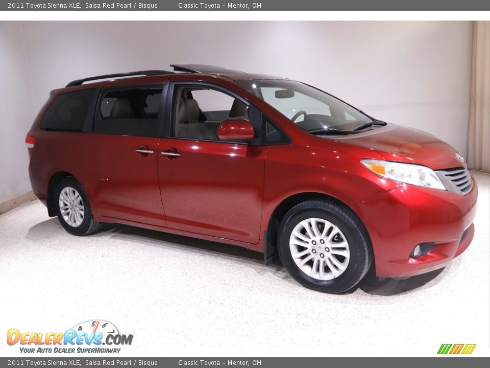 2011 Toyota Sienna XLE Salsa Red Pearl / Bisque Photo #1