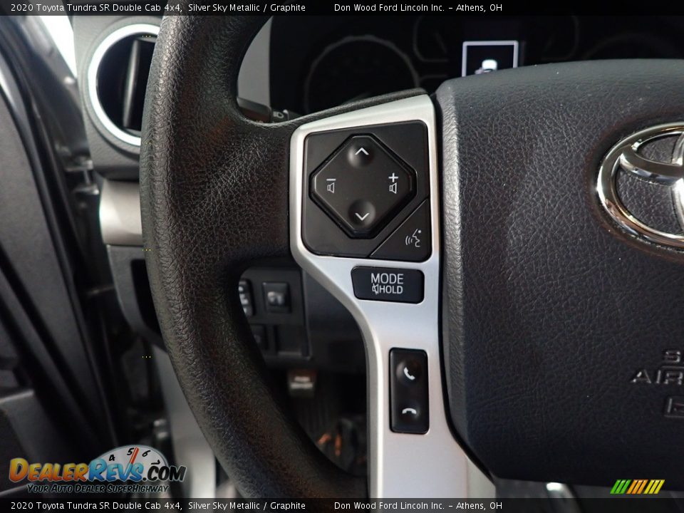 2020 Toyota Tundra SR Double Cab 4x4 Silver Sky Metallic / Graphite Photo #26