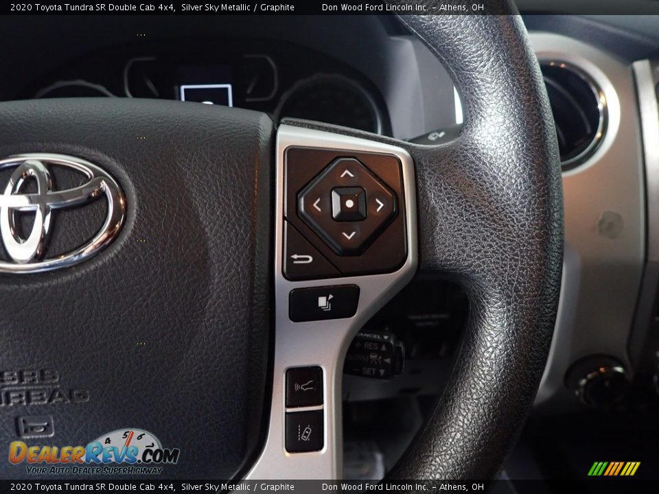 2020 Toyota Tundra SR Double Cab 4x4 Silver Sky Metallic / Graphite Photo #27