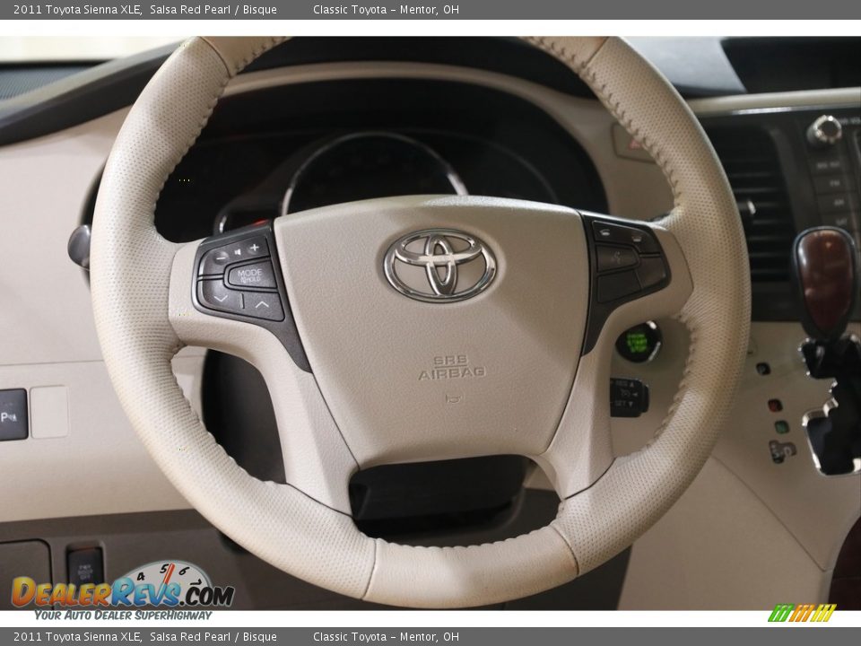 2011 Toyota Sienna XLE Salsa Red Pearl / Bisque Photo #7