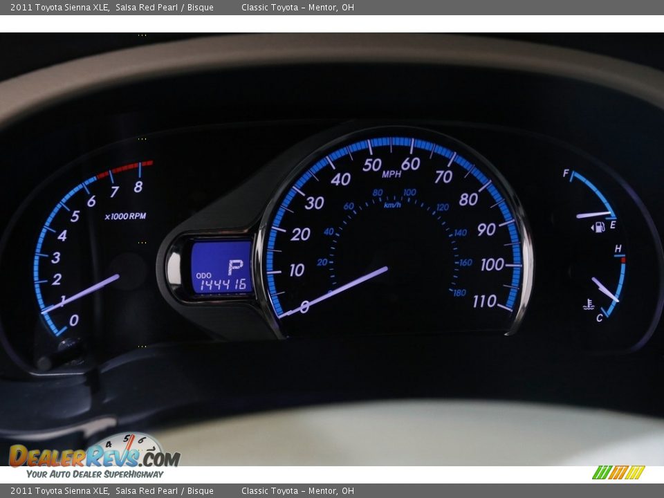 2011 Toyota Sienna XLE Salsa Red Pearl / Bisque Photo #8