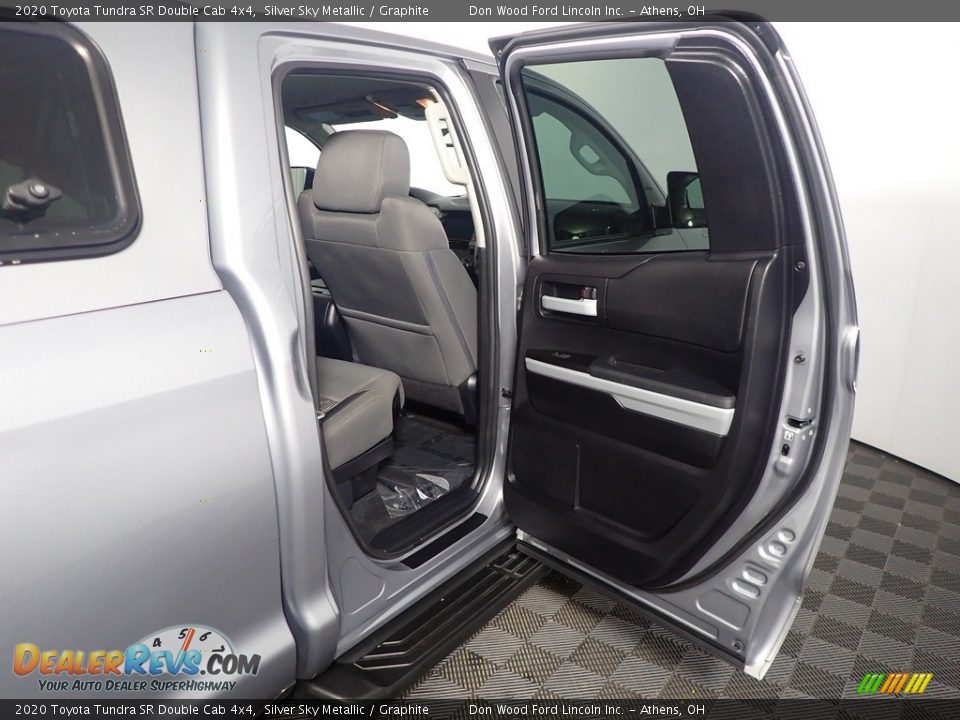 2020 Toyota Tundra SR Double Cab 4x4 Silver Sky Metallic / Graphite Photo #35