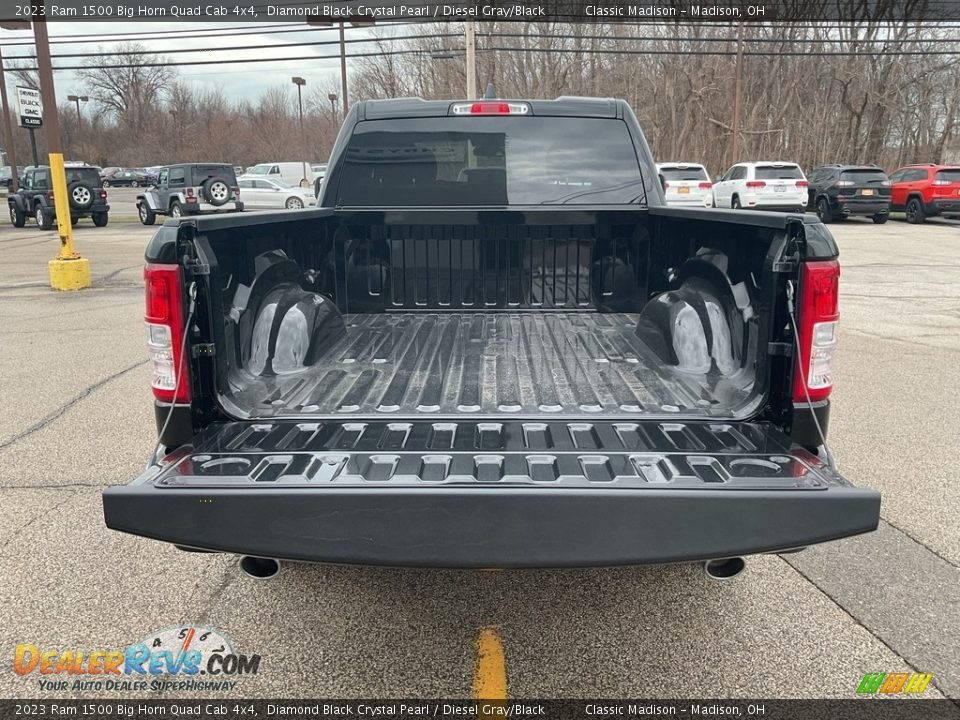 2023 Ram 1500 Big Horn Quad Cab 4x4 Diamond Black Crystal Pearl / Diesel Gray/Black Photo #7