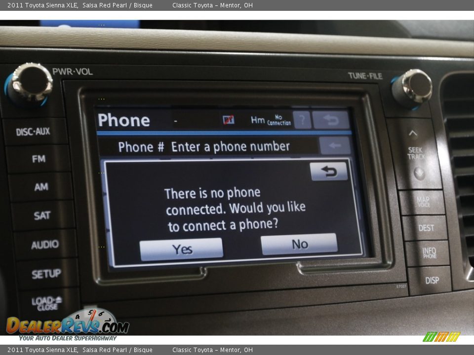 2011 Toyota Sienna XLE Salsa Red Pearl / Bisque Photo #13