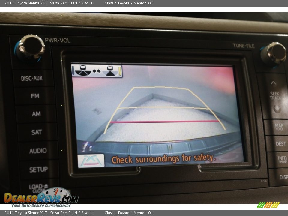 2011 Toyota Sienna XLE Salsa Red Pearl / Bisque Photo #14