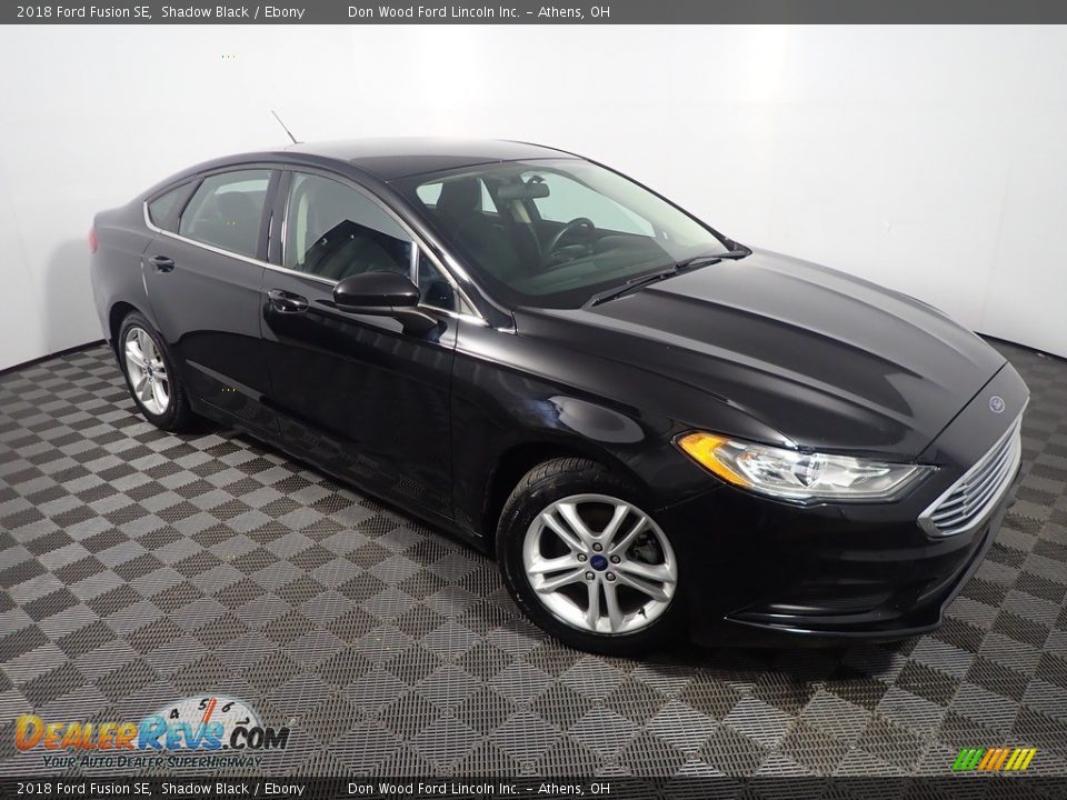2018 Ford Fusion SE Shadow Black / Ebony Photo #3