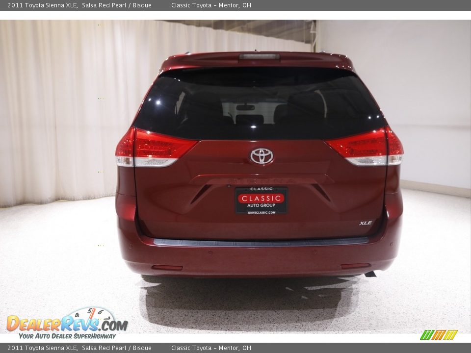 2011 Toyota Sienna XLE Salsa Red Pearl / Bisque Photo #23
