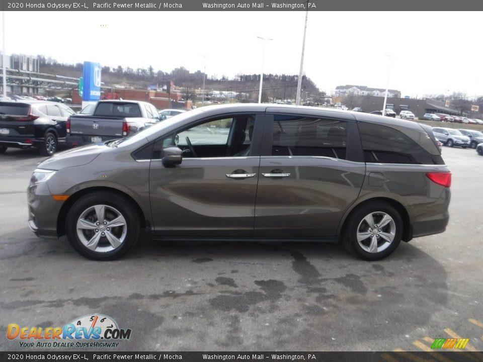 2020 Honda Odyssey EX-L Pacific Pewter Metallic / Mocha Photo #7