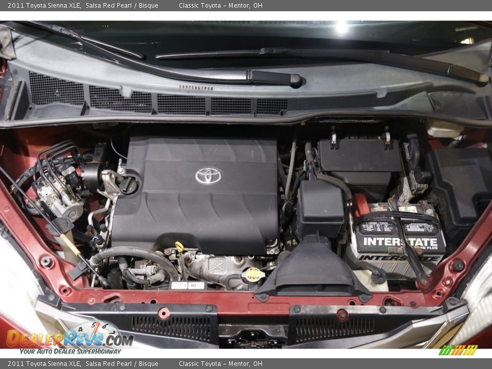 2011 Toyota Sienna XLE Salsa Red Pearl / Bisque Photo #24