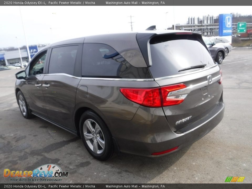 2020 Honda Odyssey EX-L Pacific Pewter Metallic / Mocha Photo #8