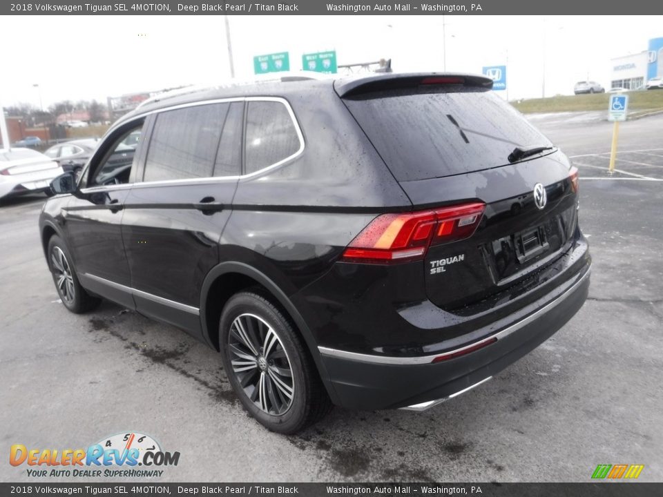 2018 Volkswagen Tiguan SEL 4MOTION Deep Black Pearl / Titan Black Photo #8