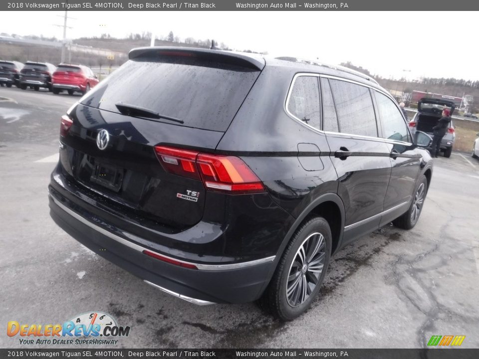 2018 Volkswagen Tiguan SEL 4MOTION Deep Black Pearl / Titan Black Photo #11