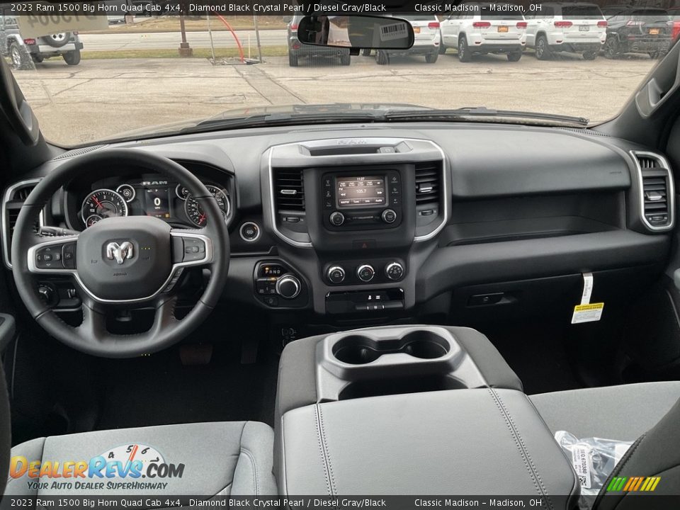 Dashboard of 2023 Ram 1500 Big Horn Quad Cab 4x4 Photo #11