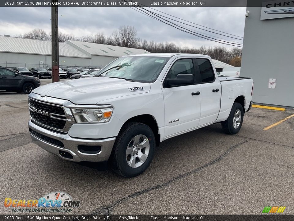 Front 3/4 View of 2023 Ram 1500 Big Horn Quad Cab 4x4 Photo #3