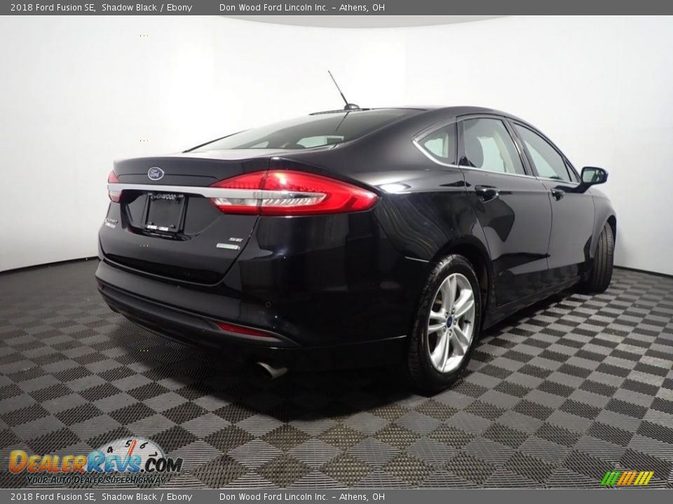 2018 Ford Fusion SE Shadow Black / Ebony Photo #16