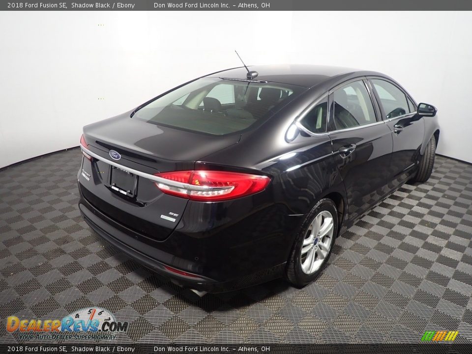 2018 Ford Fusion SE Shadow Black / Ebony Photo #17