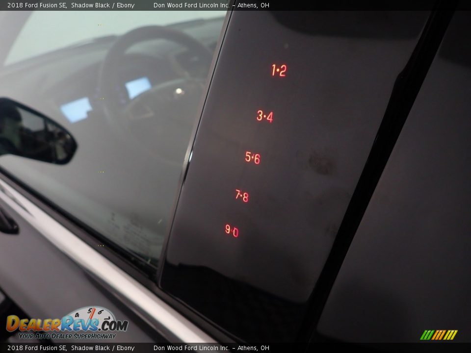 2018 Ford Fusion SE Shadow Black / Ebony Photo #18