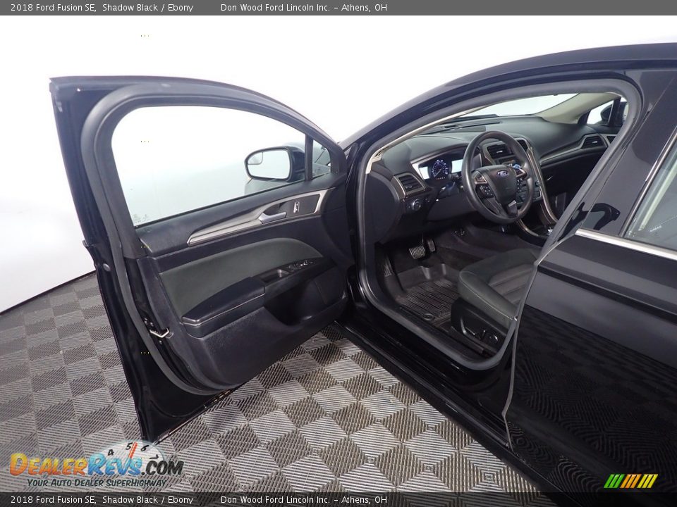 2018 Ford Fusion SE Shadow Black / Ebony Photo #19