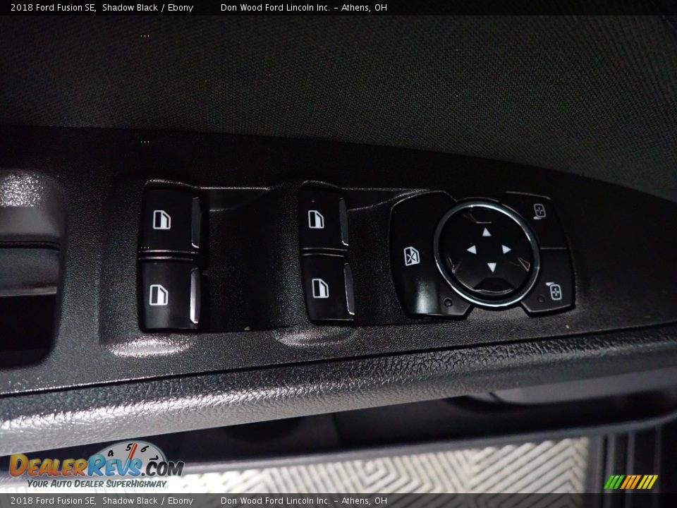 2018 Ford Fusion SE Shadow Black / Ebony Photo #20