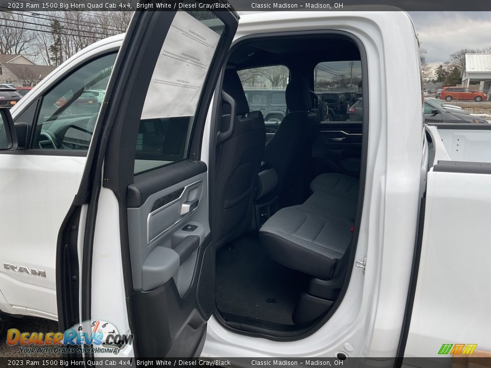 Rear Seat of 2023 Ram 1500 Big Horn Quad Cab 4x4 Photo #9