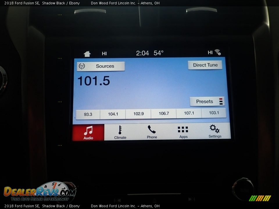 2018 Ford Fusion SE Shadow Black / Ebony Photo #25