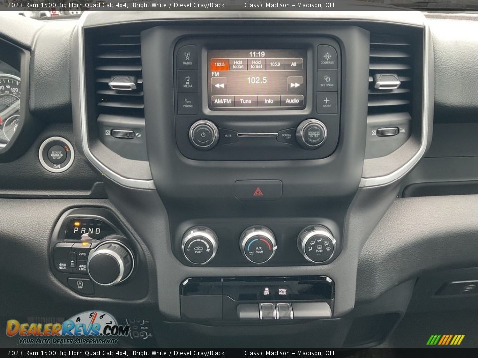 Controls of 2023 Ram 1500 Big Horn Quad Cab 4x4 Photo #12