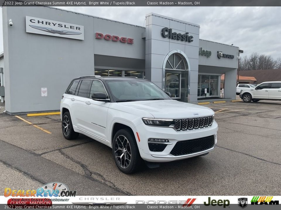 2022 Jeep Grand Cherokee Summit 4XE Hybrid Bright White / Tupelo/Black Photo #1