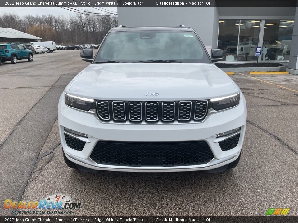 2022 Jeep Grand Cherokee Summit 4XE Hybrid Bright White / Tupelo/Black Photo #2