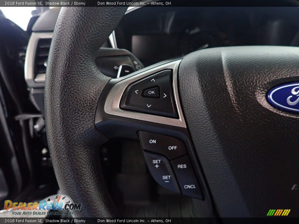 2018 Ford Fusion SE Shadow Black / Ebony Photo #28