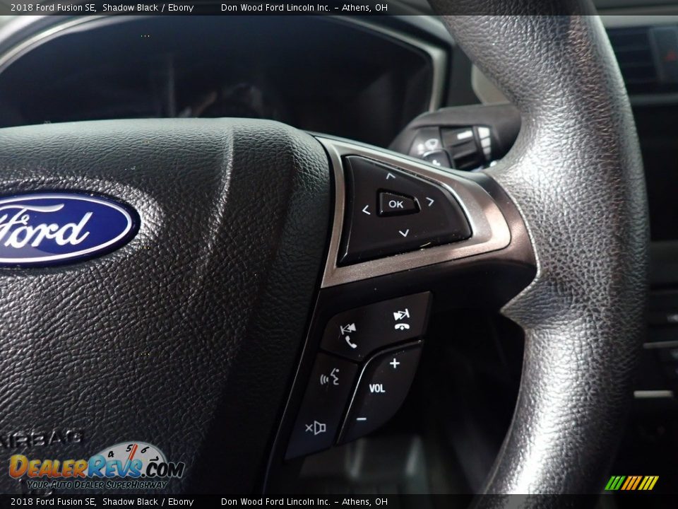 2018 Ford Fusion SE Shadow Black / Ebony Photo #29