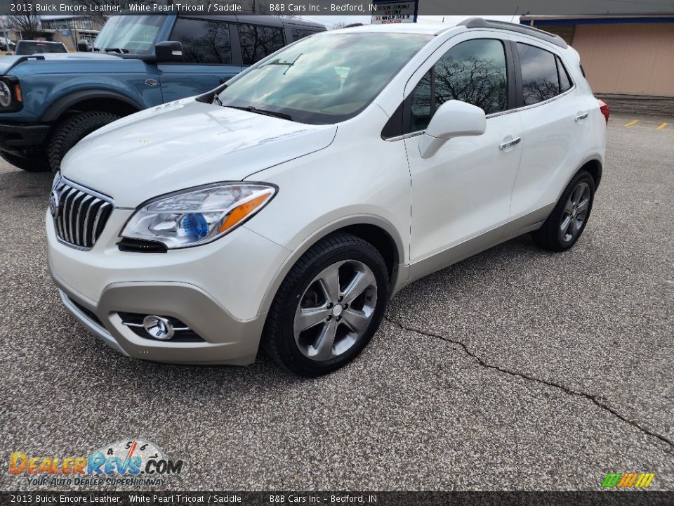 2013 Buick Encore Leather White Pearl Tricoat / Saddle Photo #2