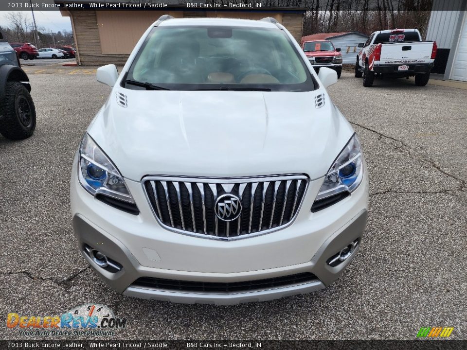 2013 Buick Encore Leather White Pearl Tricoat / Saddle Photo #3