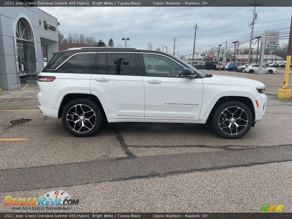 Bright White 2022 Jeep Grand Cherokee Summit 4XE Hybrid Photo #5