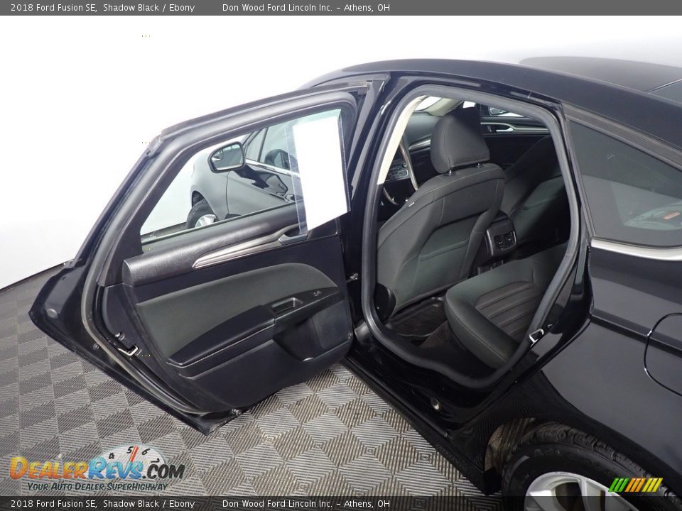 2018 Ford Fusion SE Shadow Black / Ebony Photo #33