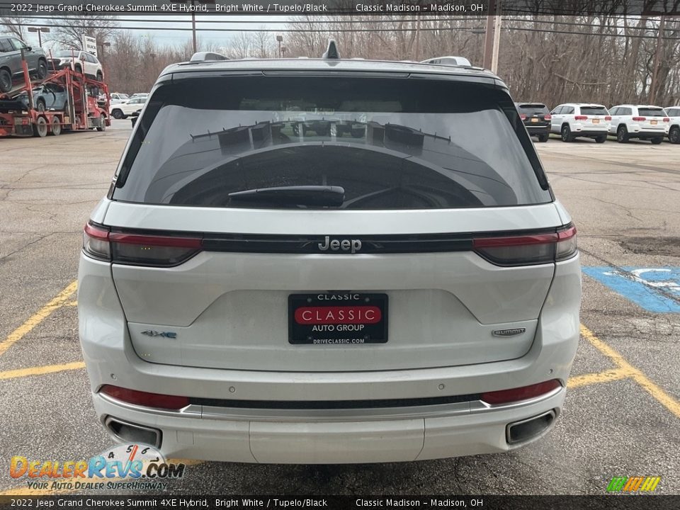 2022 Jeep Grand Cherokee Summit 4XE Hybrid Bright White / Tupelo/Black Photo #6