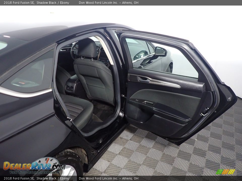2018 Ford Fusion SE Shadow Black / Ebony Photo #35