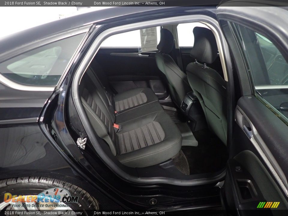 2018 Ford Fusion SE Shadow Black / Ebony Photo #36