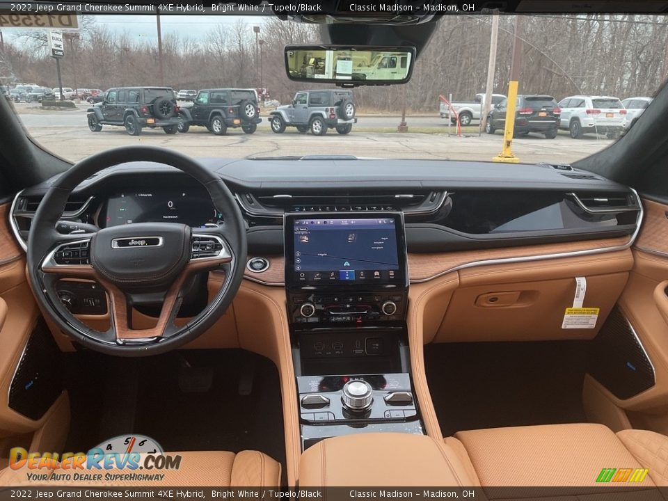 Dashboard of 2022 Jeep Grand Cherokee Summit 4XE Hybrid Photo #11