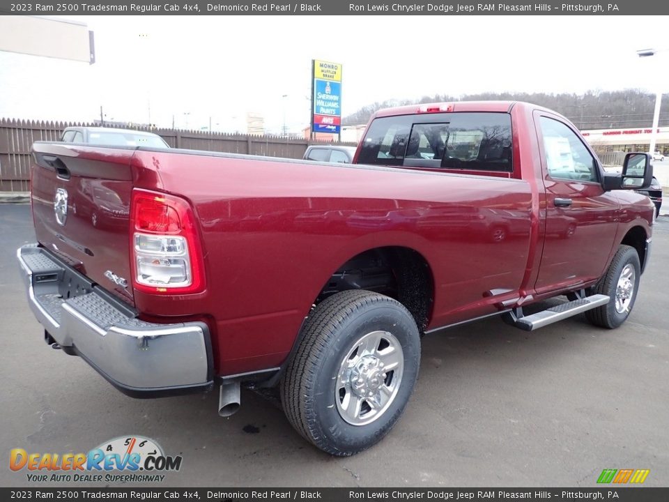 2023 Ram 2500 Tradesman Regular Cab 4x4 Delmonico Red Pearl / Black Photo #7