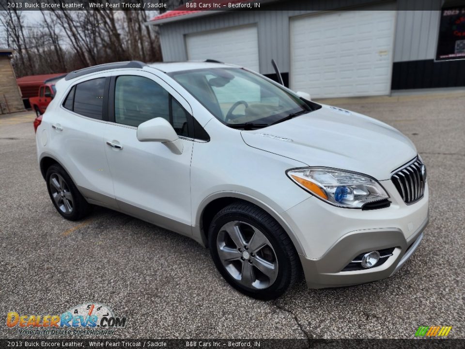 2013 Buick Encore Leather White Pearl Tricoat / Saddle Photo #20