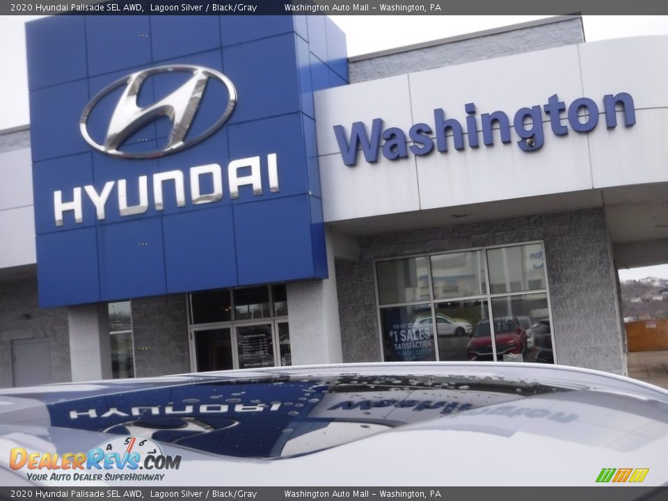 2020 Hyundai Palisade SEL AWD Lagoon Silver / Black/Gray Photo #3