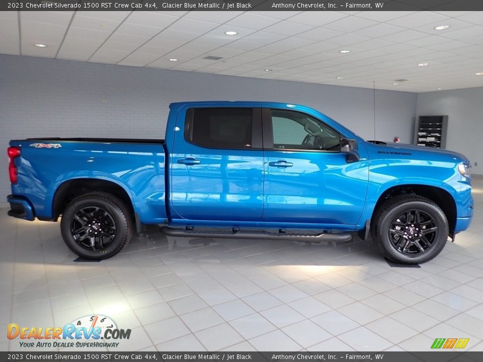 Glacier Blue Metallic 2023 Chevrolet Silverado 1500 RST Crew Cab 4x4 Photo #2
