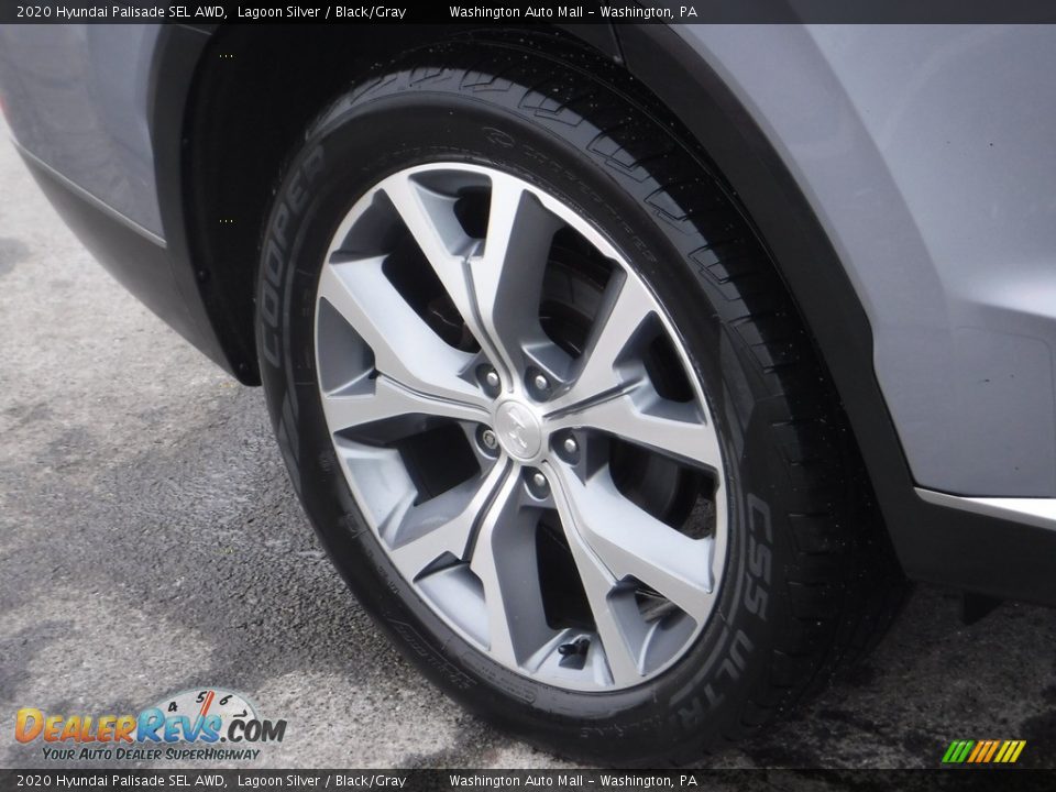 2020 Hyundai Palisade SEL AWD Lagoon Silver / Black/Gray Photo #4