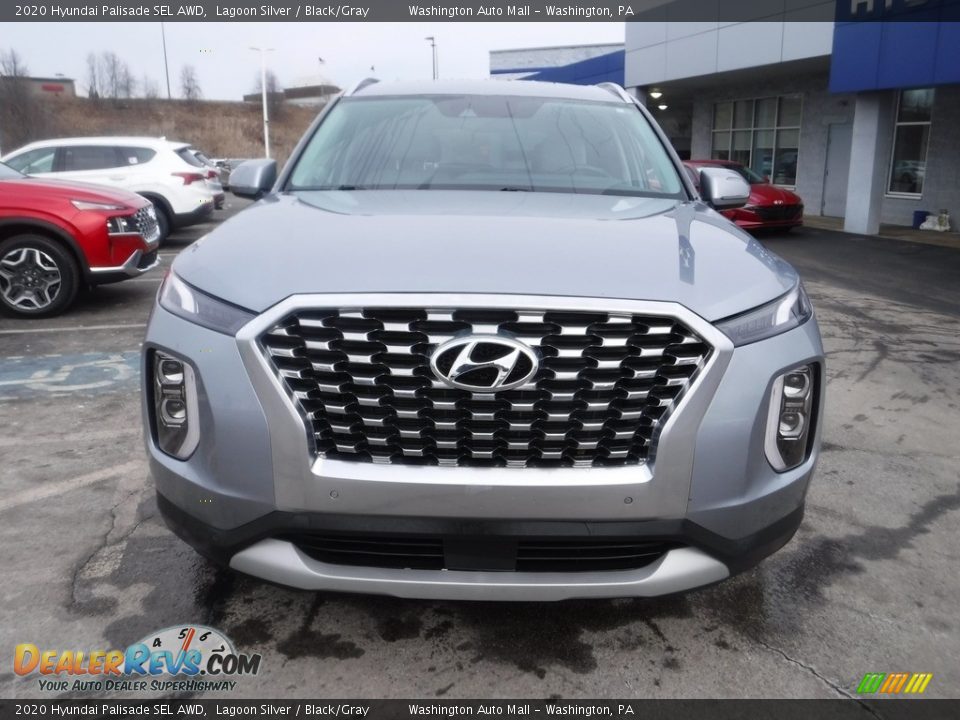 2020 Hyundai Palisade SEL AWD Lagoon Silver / Black/Gray Photo #5