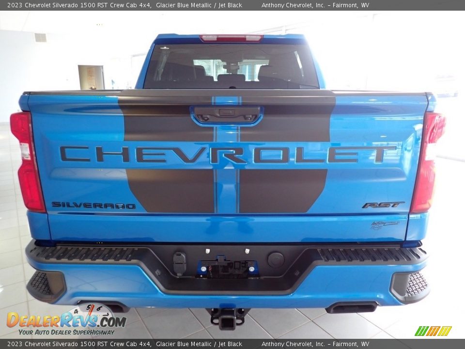 Glacier Blue Metallic 2023 Chevrolet Silverado 1500 RST Crew Cab 4x4 Photo #4