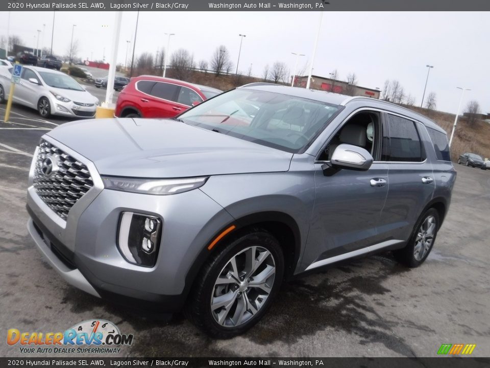 2020 Hyundai Palisade SEL AWD Lagoon Silver / Black/Gray Photo #6